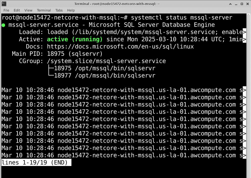 linux-net-core-mssql-14 linux-net-core-mssql-14