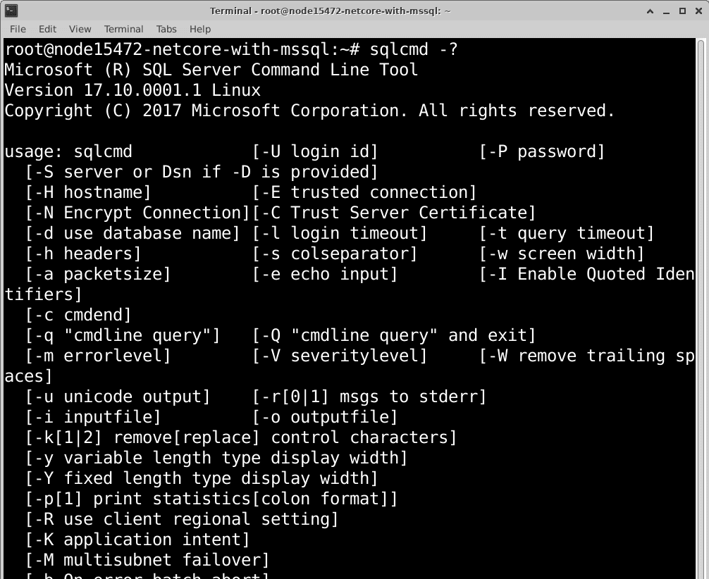 linux-net-core-mssql-17 linux-net-core-mssql-17
