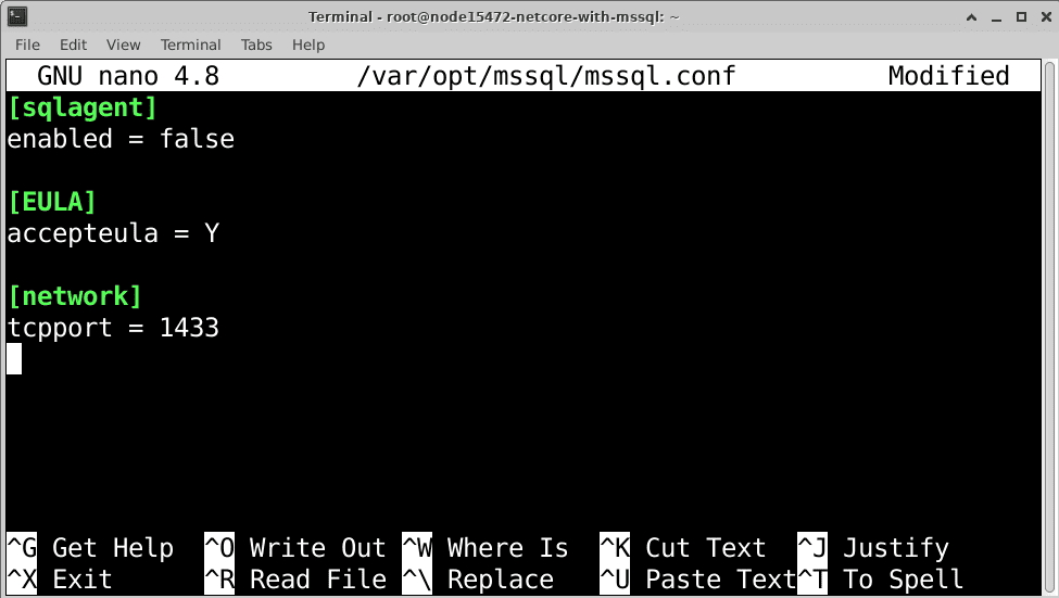 linux-net-core-mssql-18 linux-net-core-mssql-18